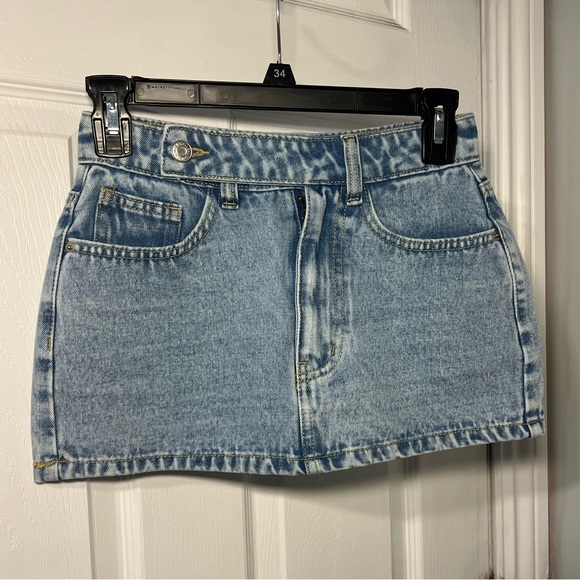 SHEIN Dresses & Skirts - SHEIN Light Blue Denim Mini Skirt